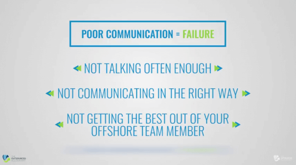 Fast Start Guide to offshoring - poor communication