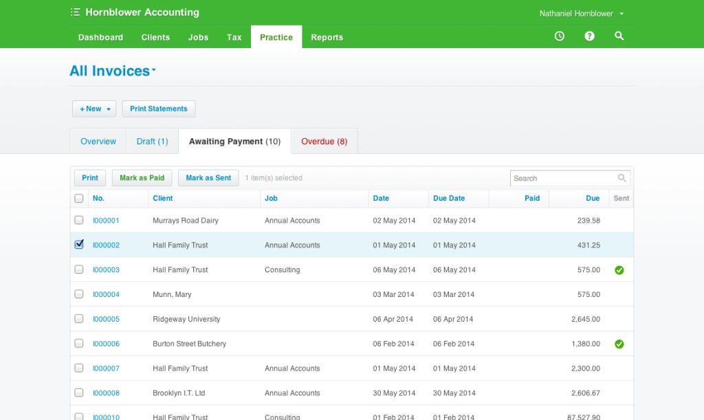 Xero Practice Manager Key Features