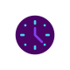 Icon-B2B_Deep-Purple_Clock Icon B2B Deep Purple Clock