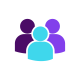 Icon B2B Deep Purple Team group of people
